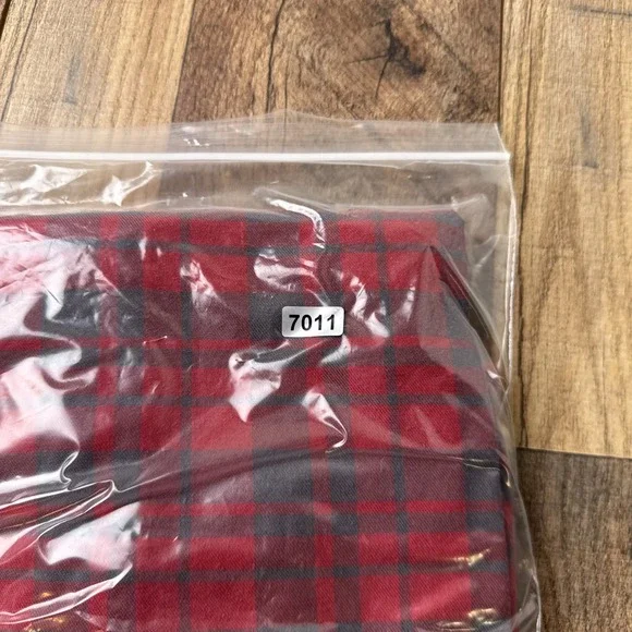 Harley Davidson Sleeveless Shirt Mens XL Red Gray Plaid Biker Motorcycle - Picture 7 of 7